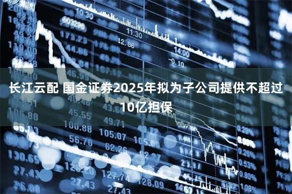 长江云配 国金证券2025年拟为子公司提供不超过10亿担保